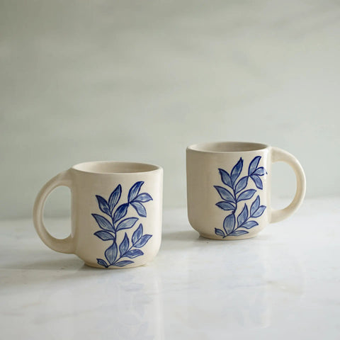 Livada Blue Ceramic Mug Set of 2