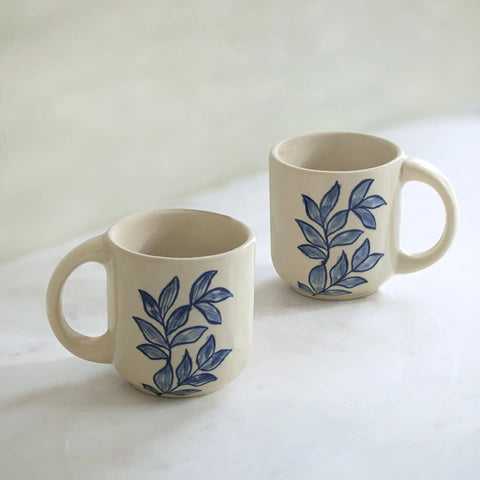 Livada Blue Ceramic Mug Set of 2