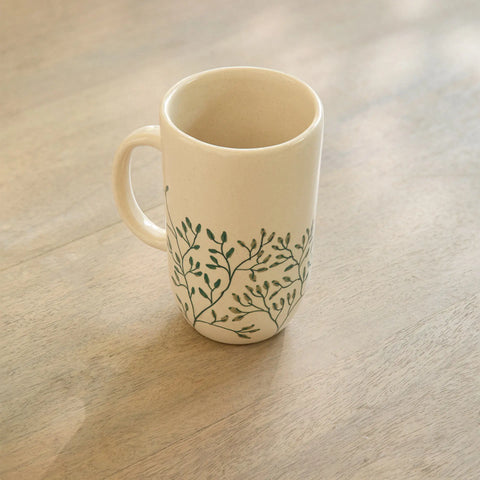 Livada Green Ceramic Painted Tall Mug