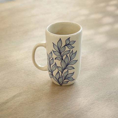 Livada Blue Ceramic Painted Tall Mug