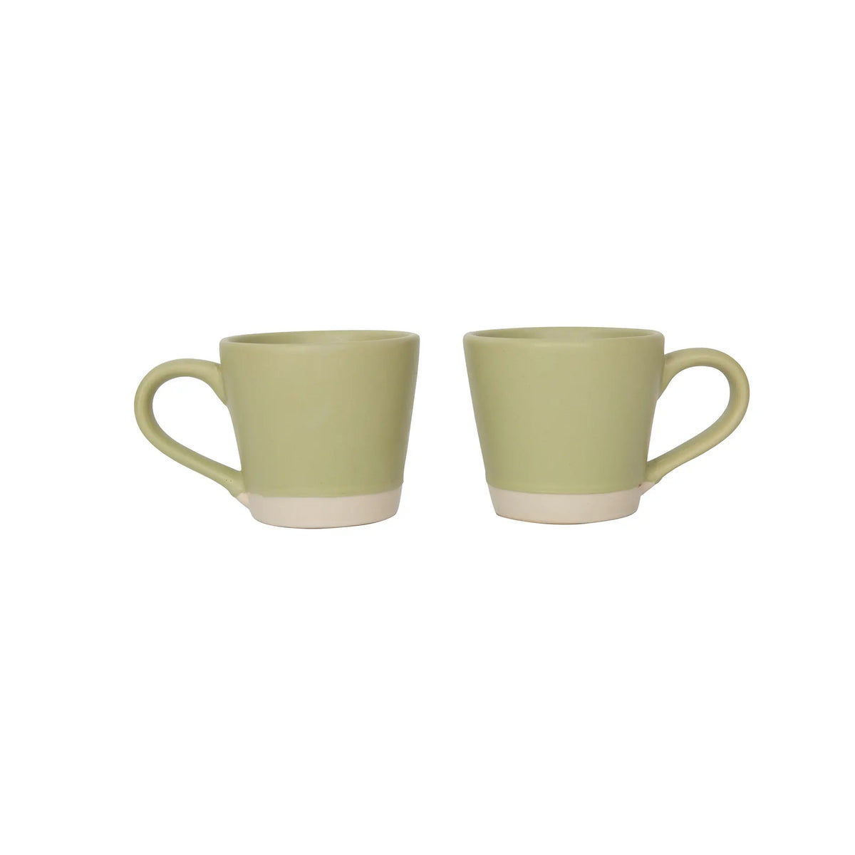 Matcha Ceramic Mug Set of 2