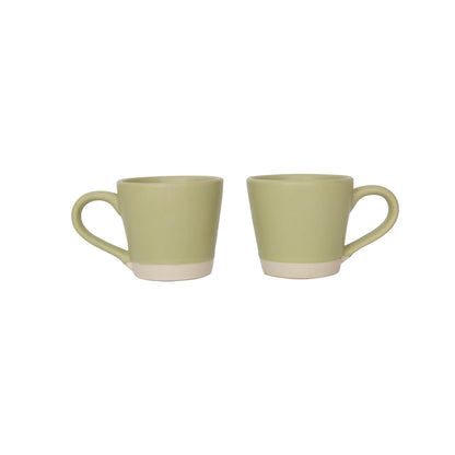 Matcha Ceramic Mug Set of 2