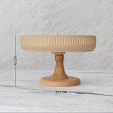 Classic Beige Ceramic Cake Stand