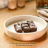 Classic Beige Ceramic Appetizer Plate