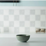 Aqua Rustic Ceramic Soup Bowl