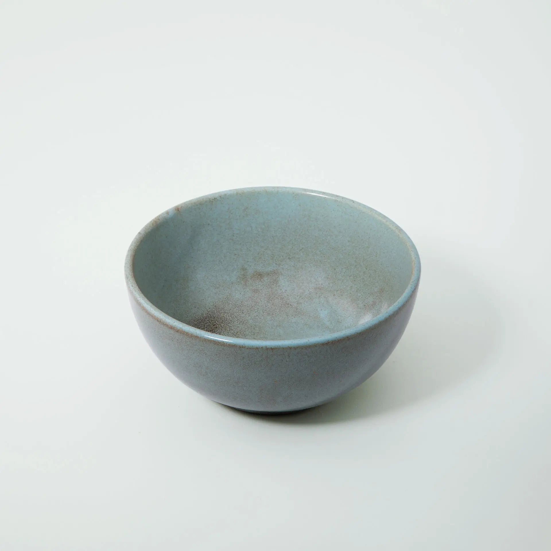 aqua rustic ceramic soup bowl
