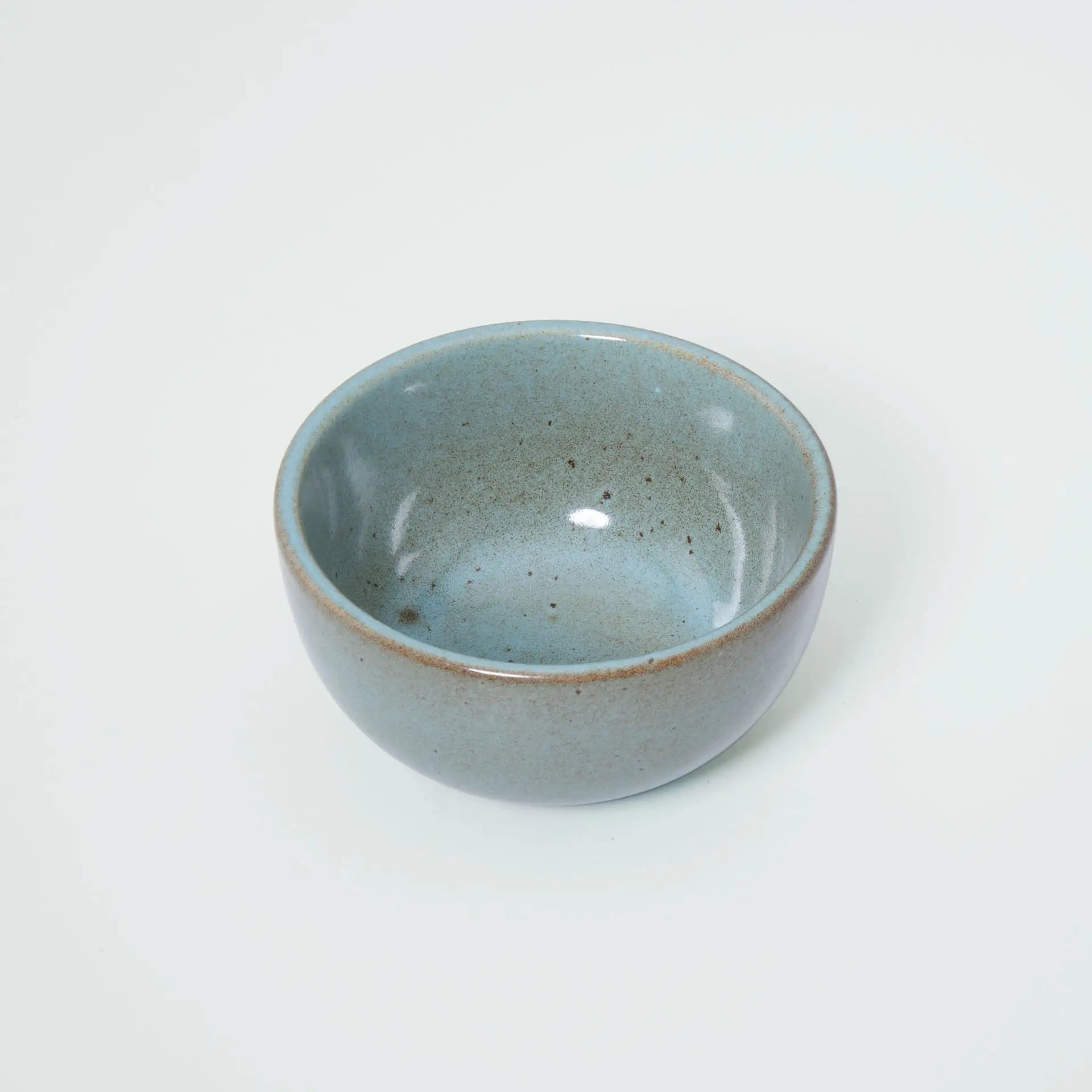 aqua rustic ceramic bowl