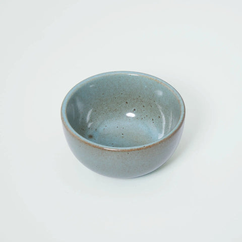 aqua rustic ceramic bowl