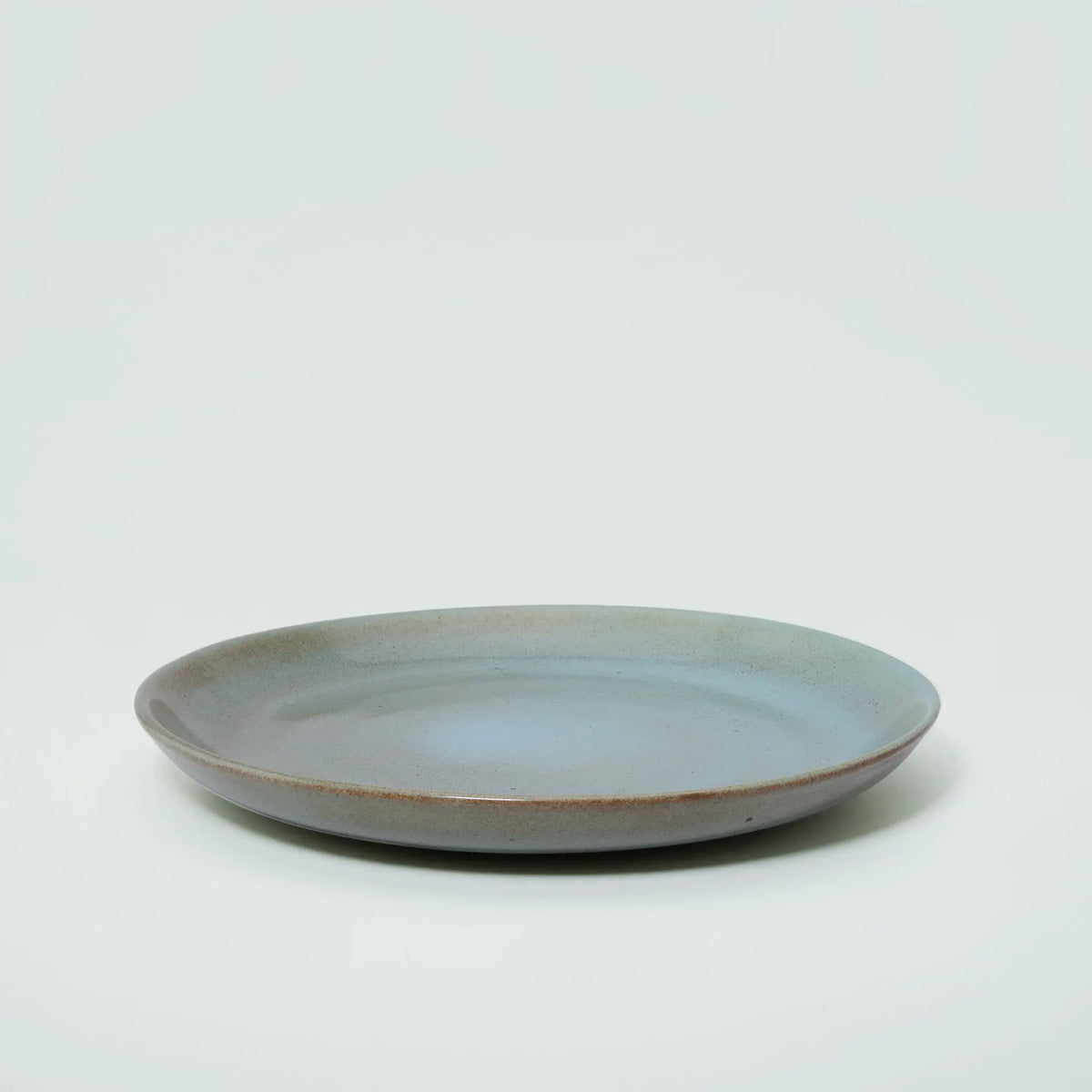 Aqua Rustic Ceramic Dinner Plate