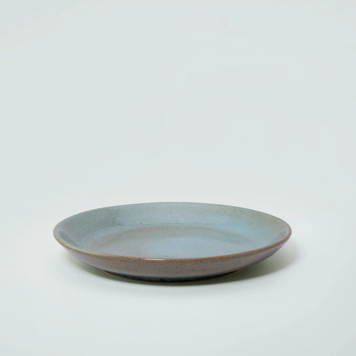 Aqua Rustic Ceramic Dessert Plate