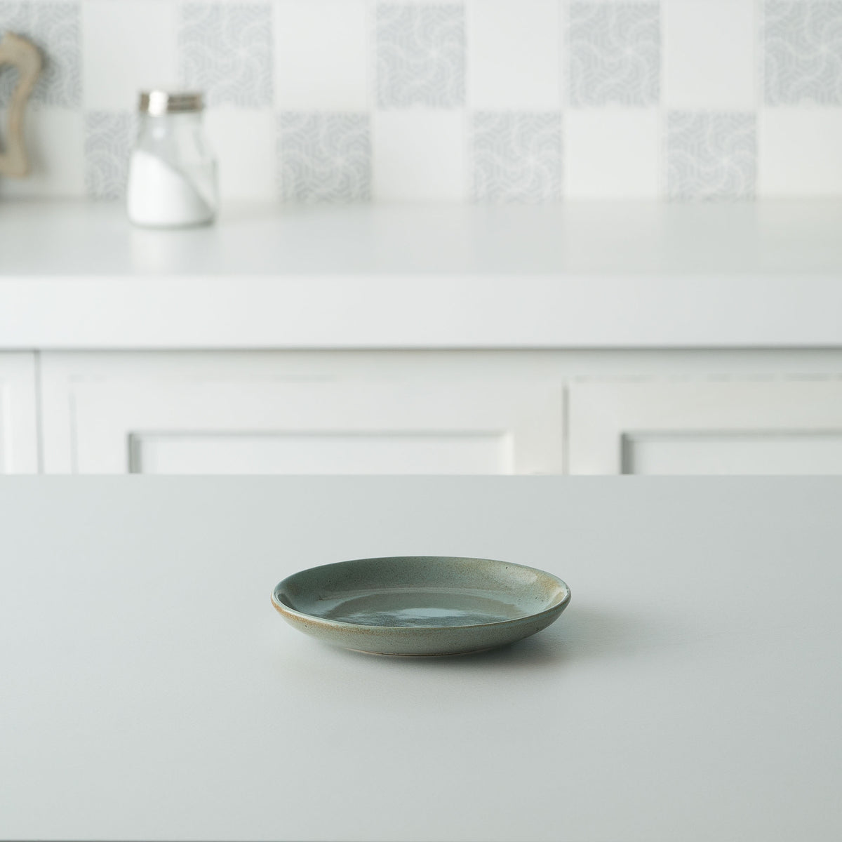 Aqua Rustic Ceramic Side Plate
