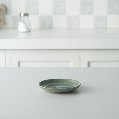 Aqua Rustic Ceramic Side Plate