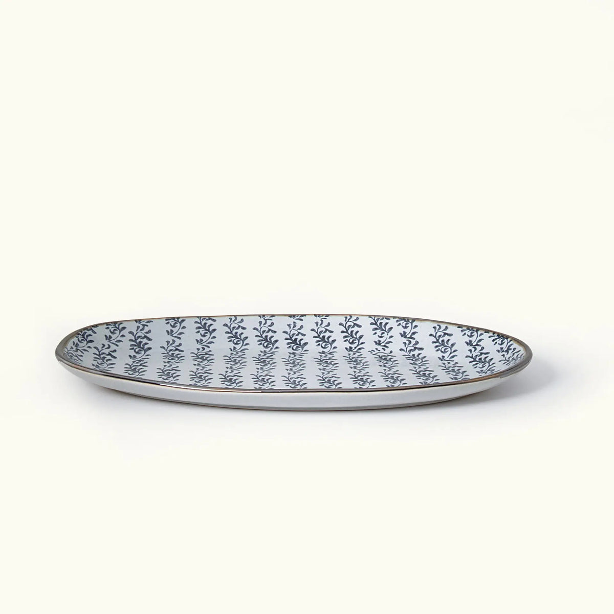 Ocean Hearts Ceramic Serving Platter- Large