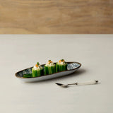 Ocean Hearts Ceramic Serving Platter- Small