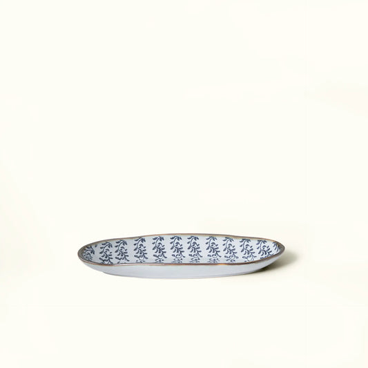 Ocean Hearts Ceramic Serving Platter- Small