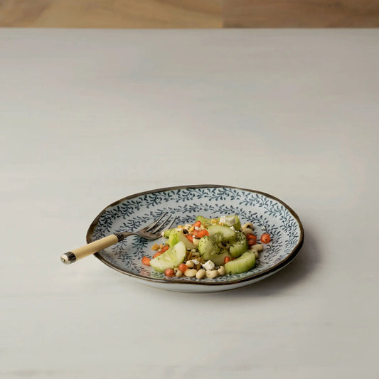 Ocean Hearts Ceramic Dessert Plate