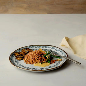 Ocean Hearts Ceramic Dessert Plate