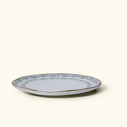 Ocean Hearts Ceramic Dinner Plate