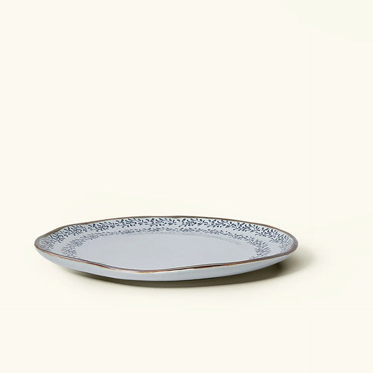 Ocean Hearts Ceramic Dinner Plate