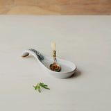 Ocean Hearts Ceramic Spoon Rest