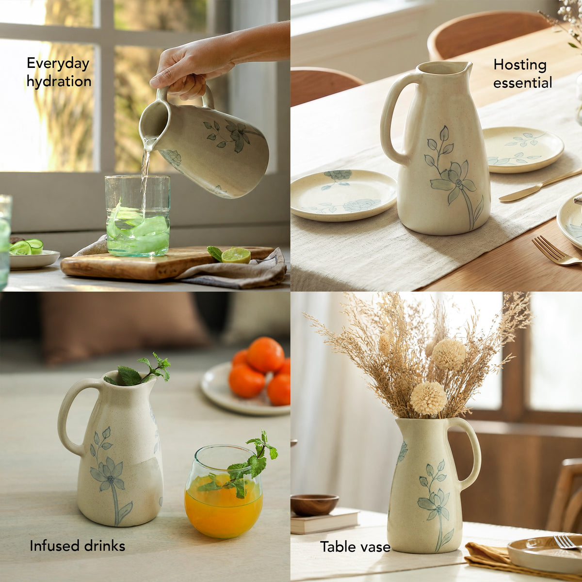 Fiore Ceramic Jug