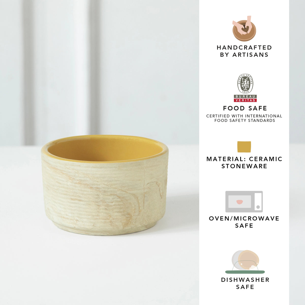 Amber Love Ceramic Bowl