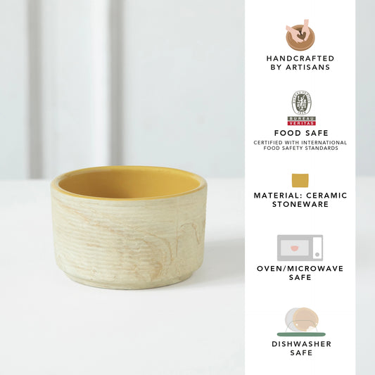 Amber Love Ceramic Bowl