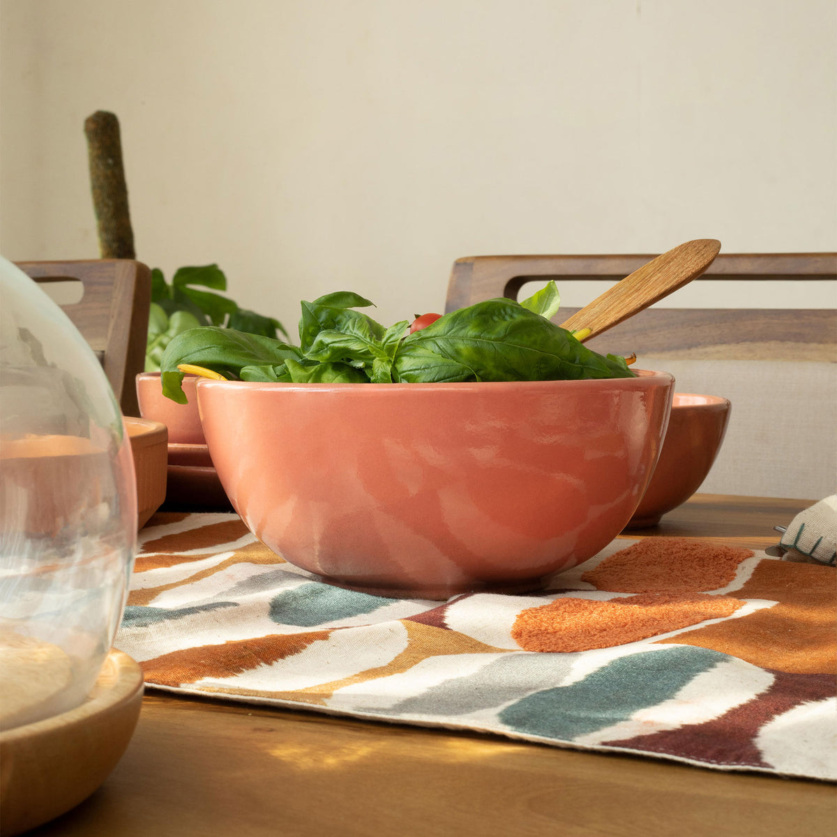Rustic Reef Ceramic Serving Bowl