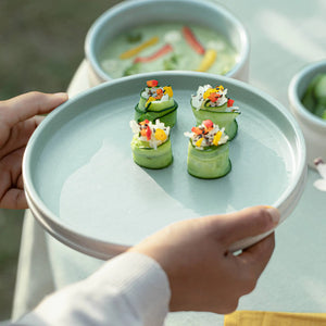 Serene Sky Ceramic Side Plate