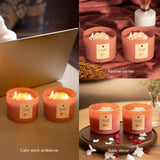Autumn Dusk Jar Candle Wild rose & yuzu Set of 2