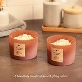 Autumn Dusk Jar Candle Wild rose & yuzu Set of 2