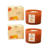 Autumn Dusk Jar Candle Wild rose & yuzu Set of 2