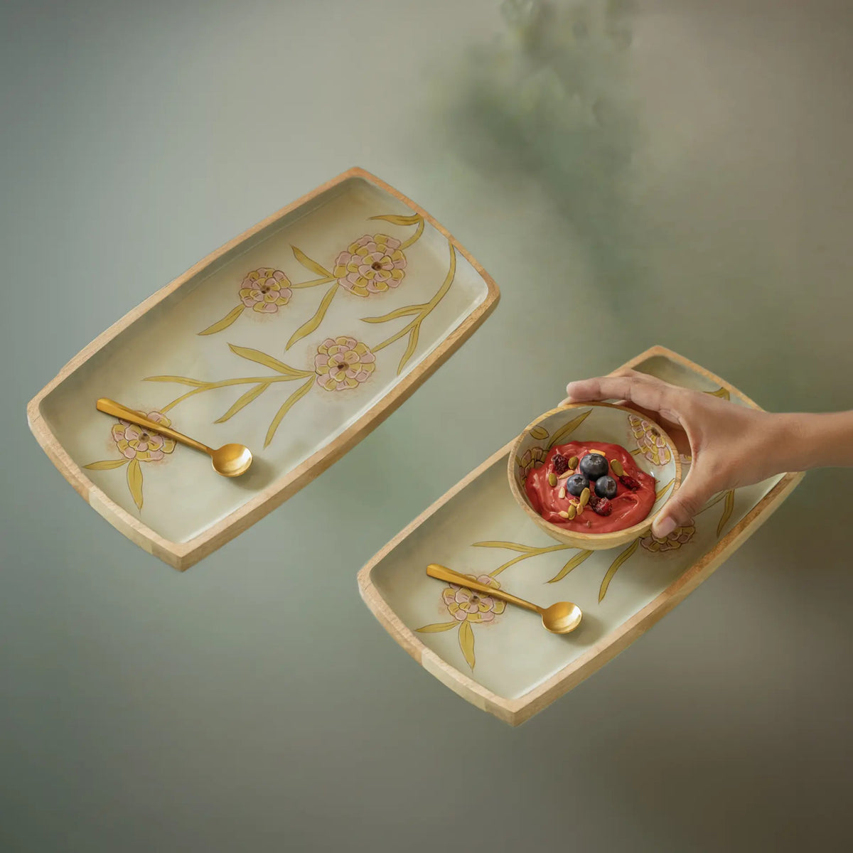 Forever Blooms Platter  (Small) Set of 2