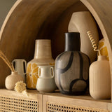 In Spring Terracotta Vase - Black (Short)