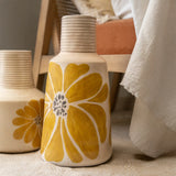 In Spring Terracotta Vase Yellow - 1