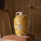In spring terracotta vase yellow - 3