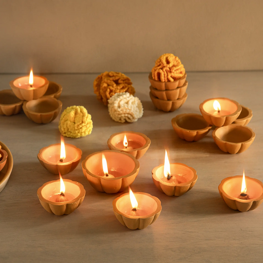 Aarambh Terracotta Diya - Set of 21