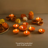 Aarambh Terracotta Diya - Set of 21