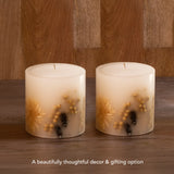Winter Garden Botanical Candle - 4 Set of 2