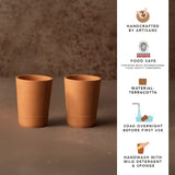 Terracotta Water Tumbler Set of 2