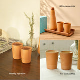 Terracotta Water Tumbler Set of 2