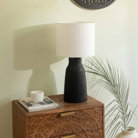 Kuro Terracotta Table Lamp W/Shade