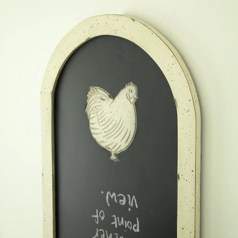 Farmhouse Flair Rooster Blackboard