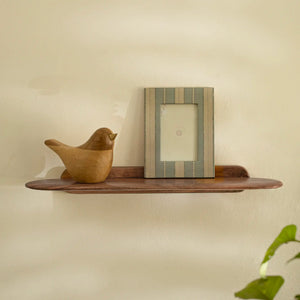 Slim Wooden Wall Shelf