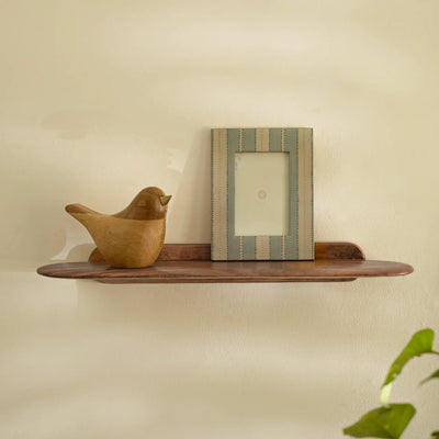 Slim Wooden Wall Shelf