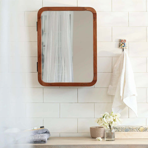 Wall Cabinet with Mirror - Rectangle