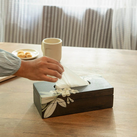 Frangipani Tissue Box