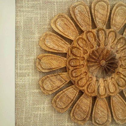Izmil Carved Wooden Wall Panel 4