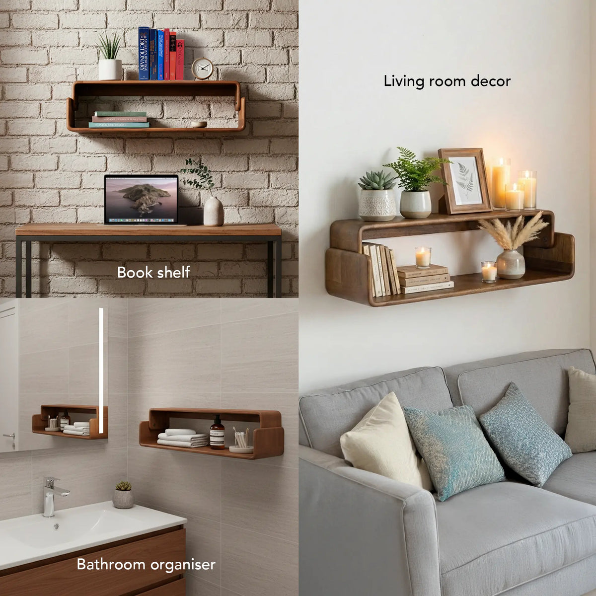 Boxy Beige Ready To Assemble Shelf