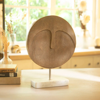 Expressions Wood Marble Sculpture - 1